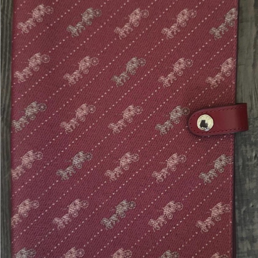Coach Red Horse and Carriage Notebook Cover